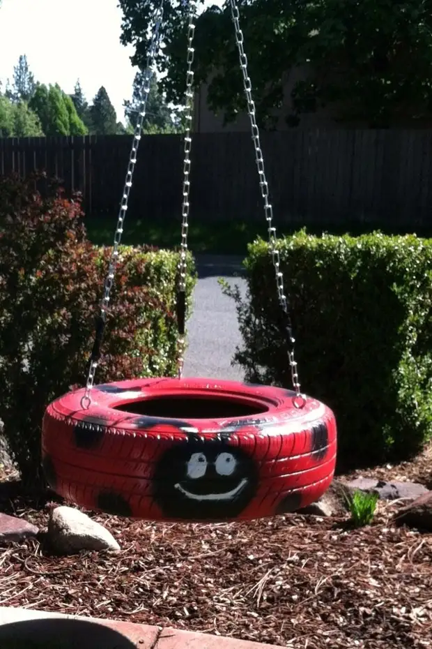 Поделки из шин — интересные и креативные идеи украшения сада и участка