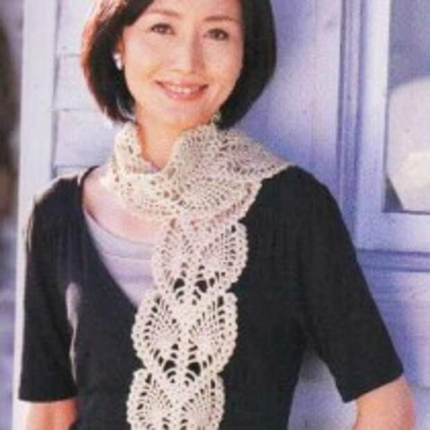 Вязание крючком шарфов Вязание крючком шарфов