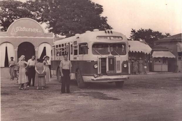 ЗиС‑155 Евпатория – Ялта, 1960‑е автобус, автомир, железная дорога, интересное, история, крым, трамвай, троллейбус