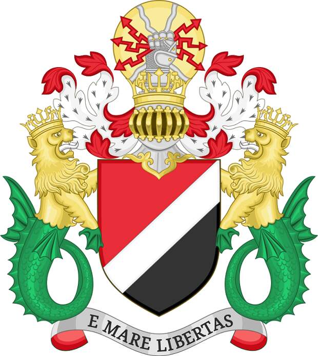 Герб непризнанного княжество Силенд. /Фото: wikipedia.org