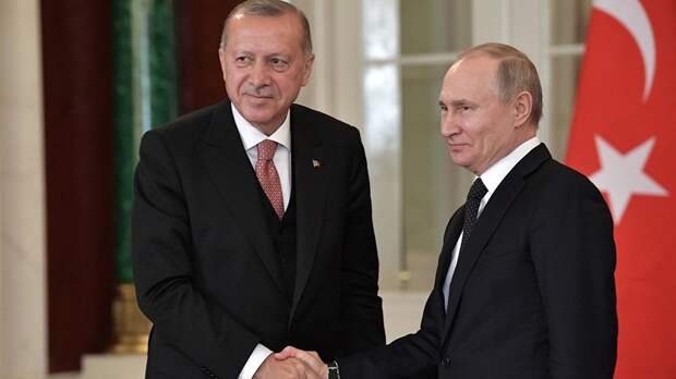 В Кремле назвали темы переговоров Путина и Эрдогана