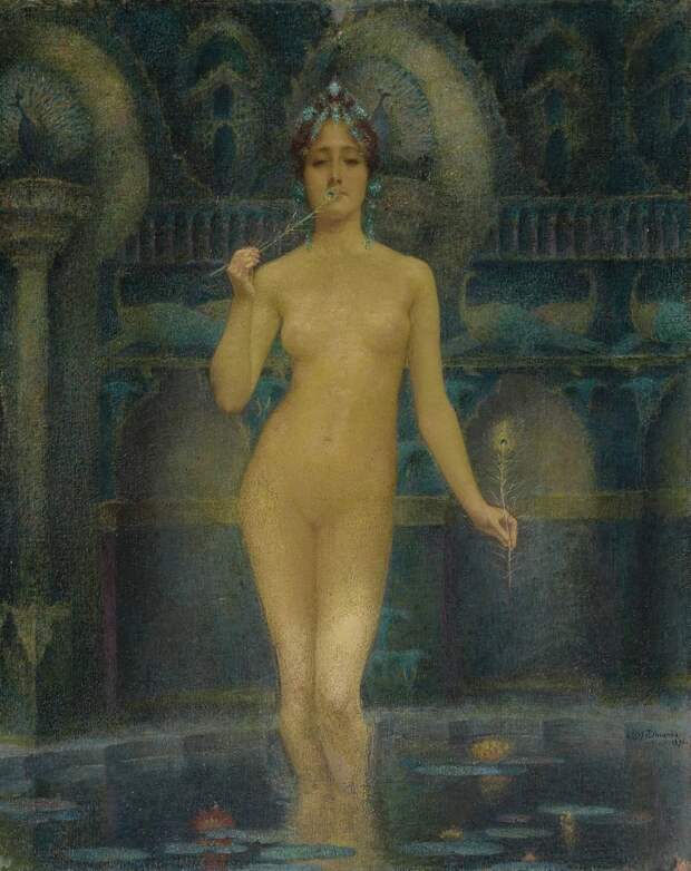 1_1896_Давным-давно жила-была принцесса (Il etait une fois une Princesse (Once Upon A Time There Was A Princess))_41 х 33.5_х., масло и зол краска_Ча… 1_1896_Давным-давно жила-была принцесса (Il etait une fois une Princesse (Once Upon A Time There Was A Princess))_41 х 33.5_х., масло и зол краска_Ча…