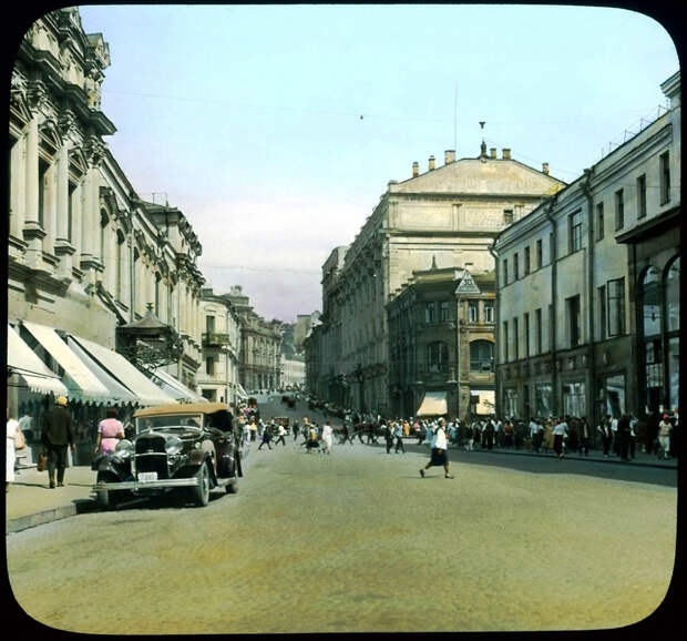Москва 1931-ого года в цвете! Фотография: Москва 1931 года в цвете на невероятно атмосферных снимках №17 - BigPicture.ru
