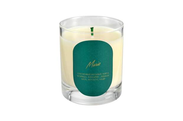 Свеча новогодняя большая Marie, Magical Night, Flame Moscow