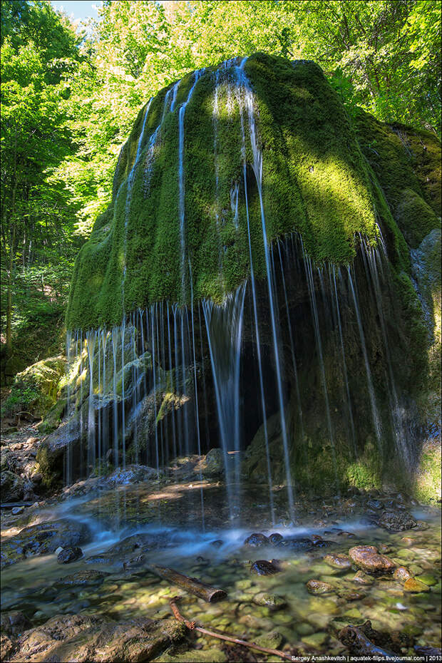 Красота водопада Серебряные Струи
