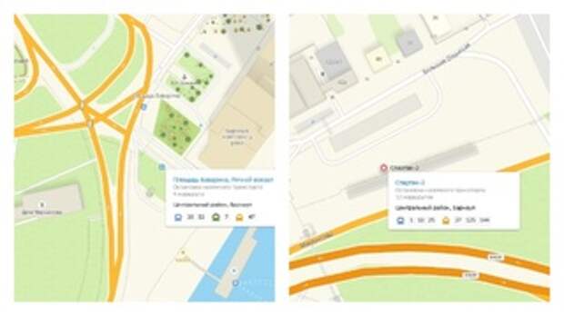 Перенос троллейбусного кольца / Изображение: скриншот 2ГИС