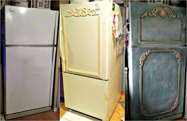 16 замечательных идей, которые помогут преобразить старый холодильник