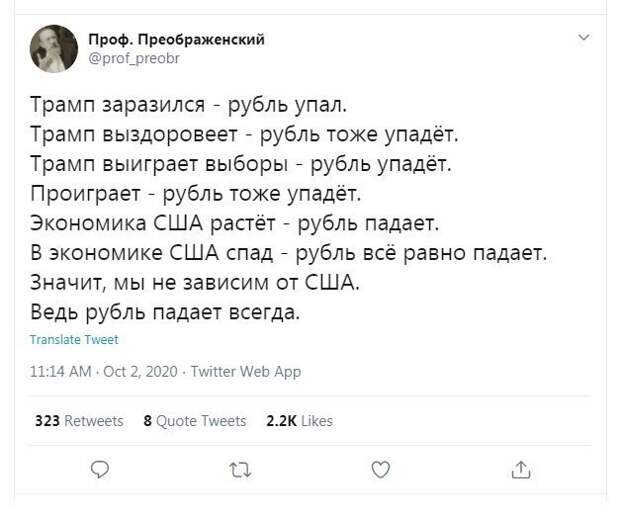 Россиян больше всего волнует рубль... и та заколдованная история, которая с ним постоянно происходит Россиян больше всего волнует рубль... и та заколдованная история, которая с ним постоянно происходит