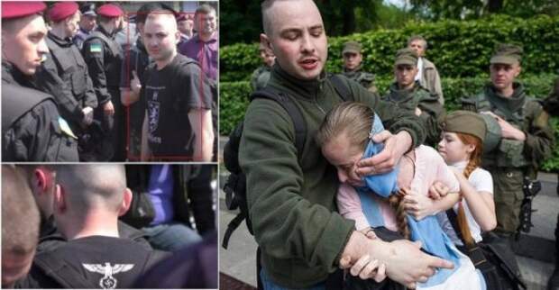Неонациста, напавшего в Киеве на женщину и девочку с Георгиевской лентой, вычислили за 2 часа Неонациста, напавшего в Киеве на женщину и девочку с Георгиевской лентой, вычислили за 2 часа