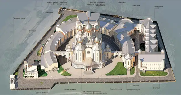 В Москве строят спортивный храм с бассейном и музеем