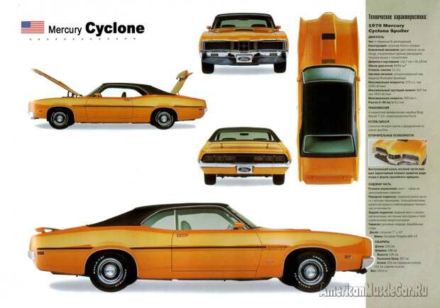 Mercury Cyclone 1970 poster