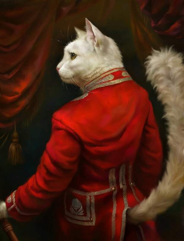 портреты кошек Эльдар Закиров 5 (534x700, 176Kb)