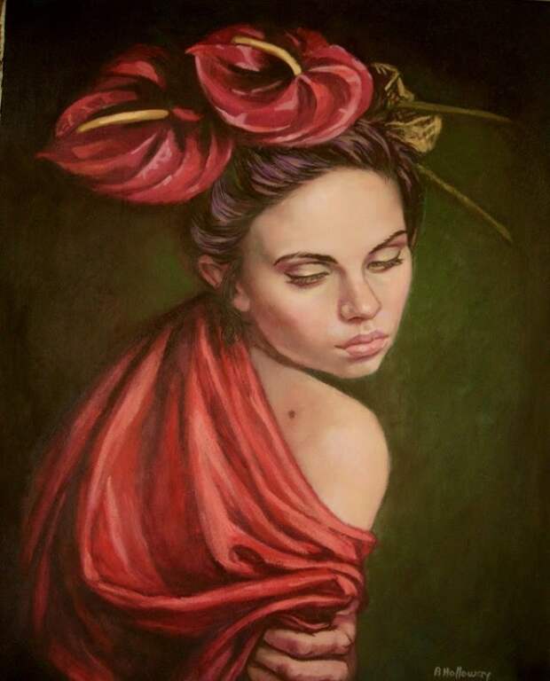 Художница из Великобритании. Annemarie Holloway