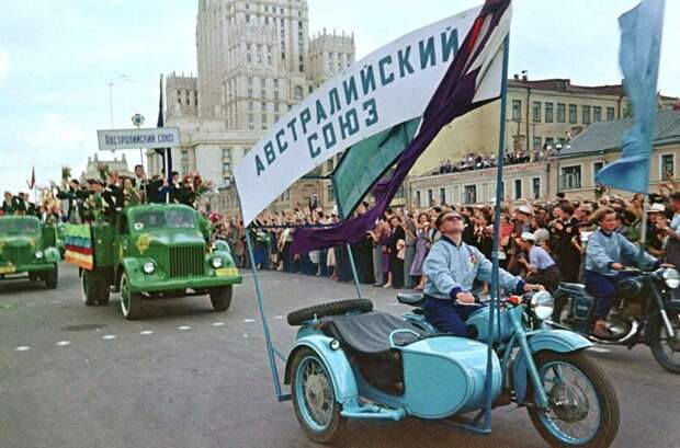 Всемирный фестиваль молодёжи 1957 года в Москве в фотографиях Всемирный фестиваль молодёжи 1957 года в Москве в фотографиях СССР., Фестиваль, молодёжь, фото