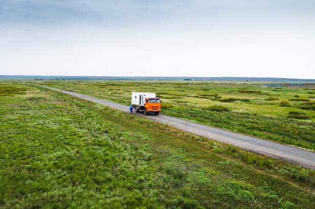 Эколаборатория в полях Оренбургской области 