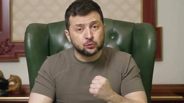 Президент Украины Владимир Зеленский во время телеобращения - РИА Новости, 1920, 22.05.2022