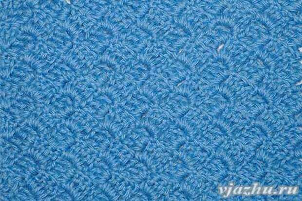 плотный узор для вязания крючком