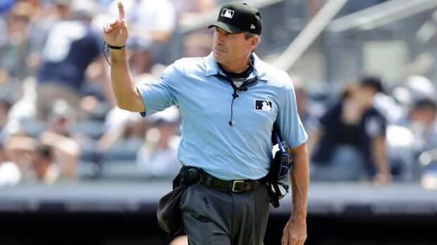 Angel Hernandez calls an MLB game.