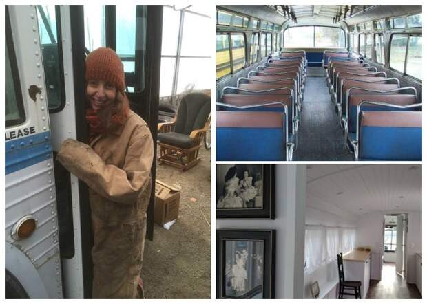 Благодаря творческому вдохновению Джесси Липскин старый автобус превратила в восхитительный дом на колесах «Greyhound».