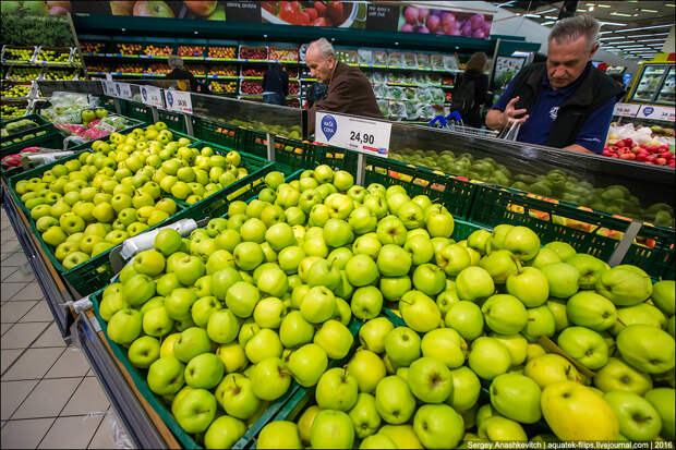Удивительные цены на продукты в супермаркете Праги
