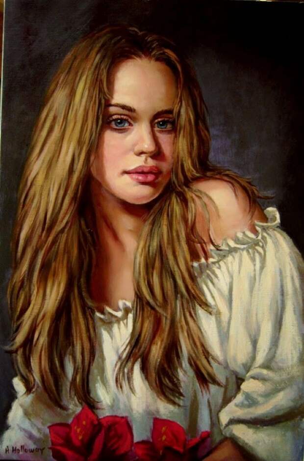 Художница из Великобритании. Annemarie Holloway