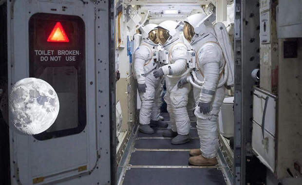 У астронавтов NASA на пути к Луне сломался туалет