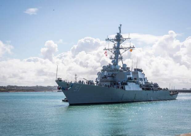 Силы ВМФ России следят за боевым кораблём США в Чёрном море (ФОТО) | Русская весна