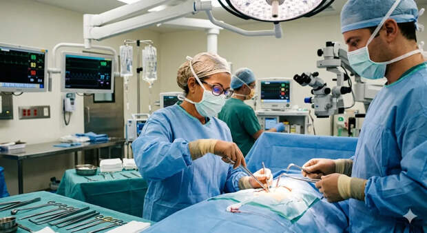 В Московской области врачи спасли мужчину с разрушенным коленным суставом