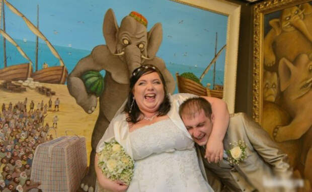 Свадебные фото из разряда "так делать нельзя" прикол, свадьба, фото, юмор