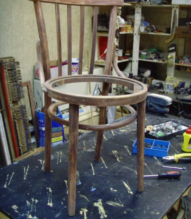 Переделка старых стульев... Разбираем стул на запчасти как конструктор!