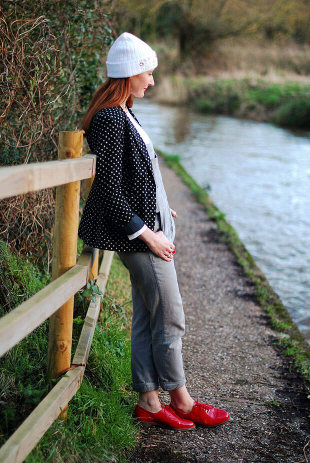 Fashion blogger outtake