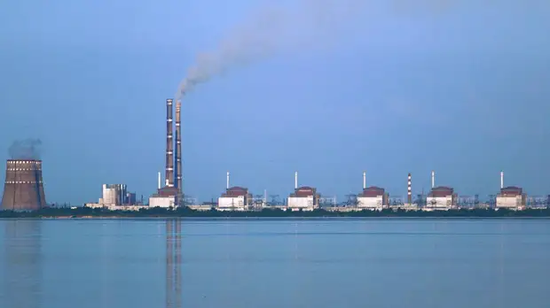 Пожар начался в административном корпусе на территории Запорожской АЭС