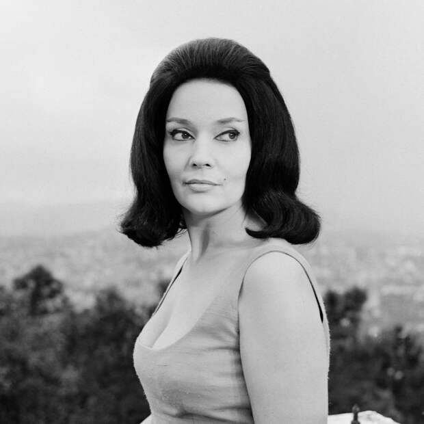 1962. Людмила Черина на Каннском кинофестивале с фильмом «Любовники Теруэля»