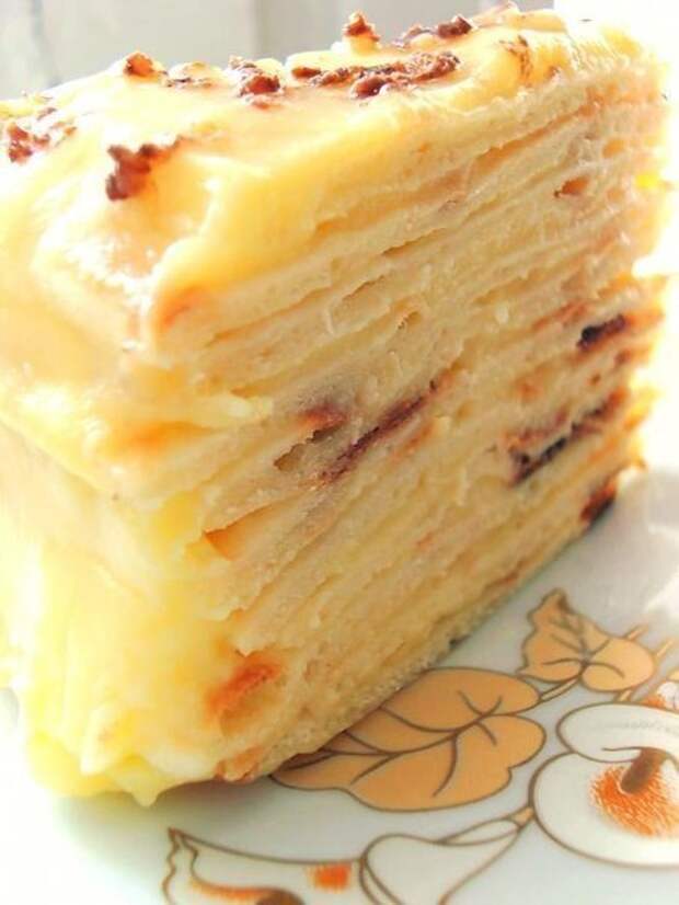 Сказочно вкусный торт с творожным заварным кремом Сказочно вкусный торт с творожным заварным кремом