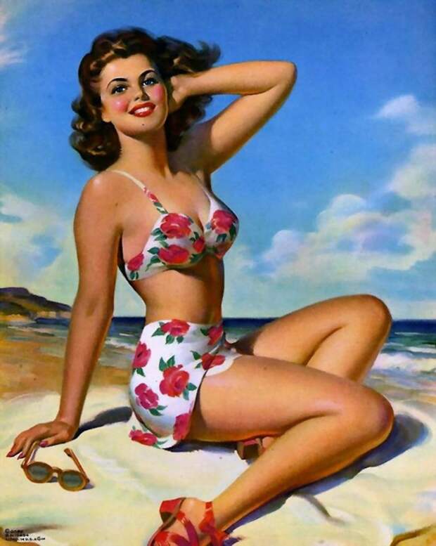Красотки! Художник-иллюстратор Art Frahm (1907-1981)