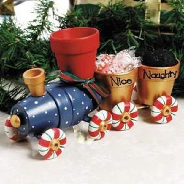 Clay Pot Choo Choo Train