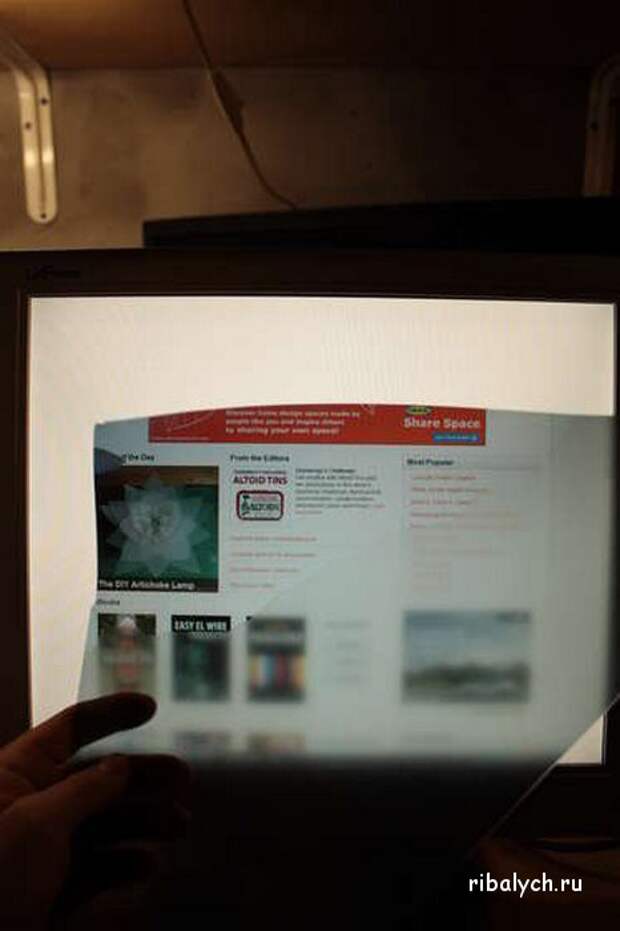 Делаем приватный монитор из старого LCD монитора