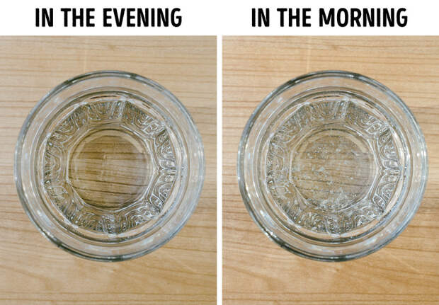 Почему вы не должны оставлять стакан воды рядом с вашей кроватью