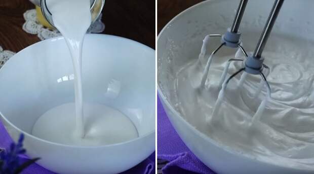домашний пломбир из сливок