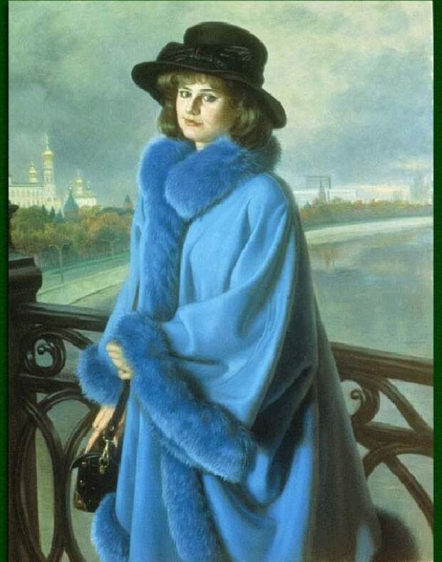 Юная москвичка Маша Шилова. (1995) Автор: Александр Шилов. Юная москвичка Маша Шилова. (1995) Автор: Александр Шилов.