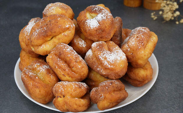 Потрясающие почкики на один укус к чаю. Делать быстро, сахара минимум