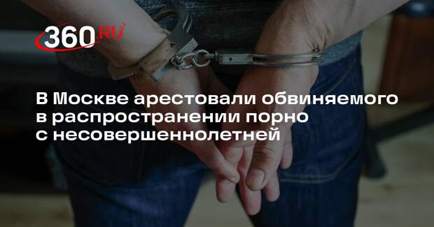 В Москве арестовали обвиняемого в распространении порно с несовершеннолетней