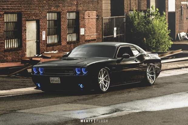 Dodge Challenger на дорогущих тапках принес stance в США Dodge Challenger на дорогущих тапках принес stance в США challenger, dodge, мускул-кар, тюнинг