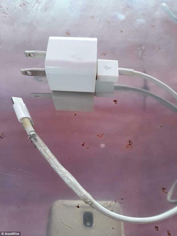 Школьницу убил кабель зарядки Iphone iphone, несчастный случай, смерть