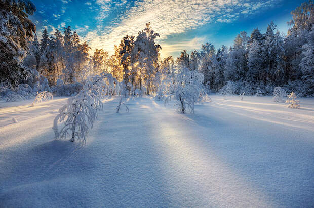Gorgeous Winter Landscapes 10 Великолепные снежные пейзажи