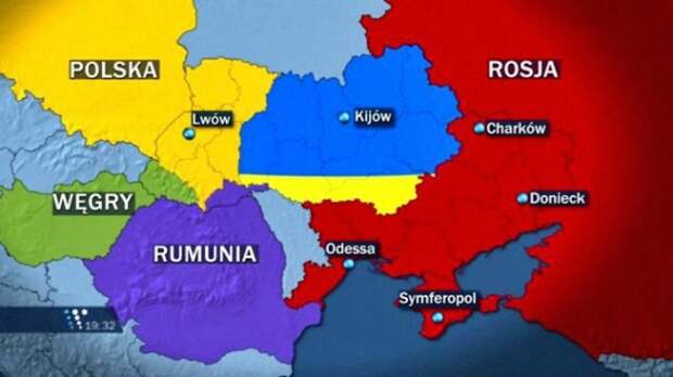 карта Украины раздел Украины