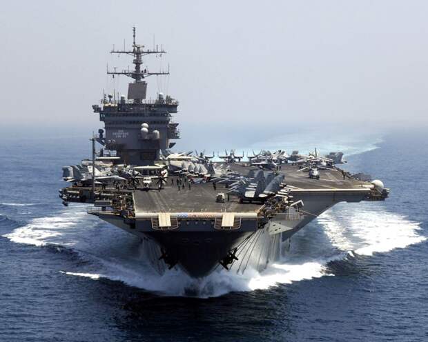 5. Авианосец USS Энтерпрайз (CVN-65), США, длина — 342,3 м корабли, корабль, лодки, топ-10, факты