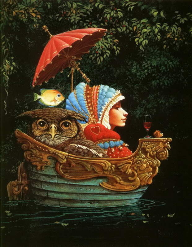 Досуг. Автор: James Christensen. Досуг. Автор: James Christensen.