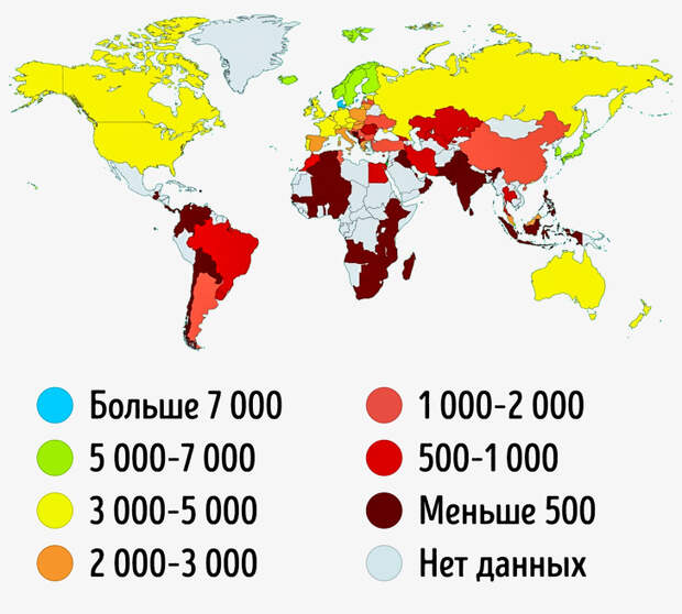 17 карт, которые открыли нам несколько захватывающих фактов об этом мире