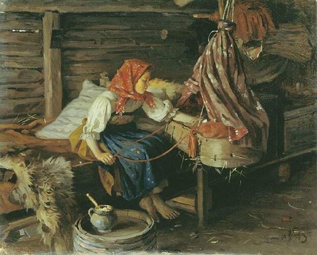 Малолетняя нянька. Малолетняя нянька.
